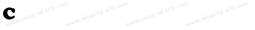 Cooper set-black字体转换